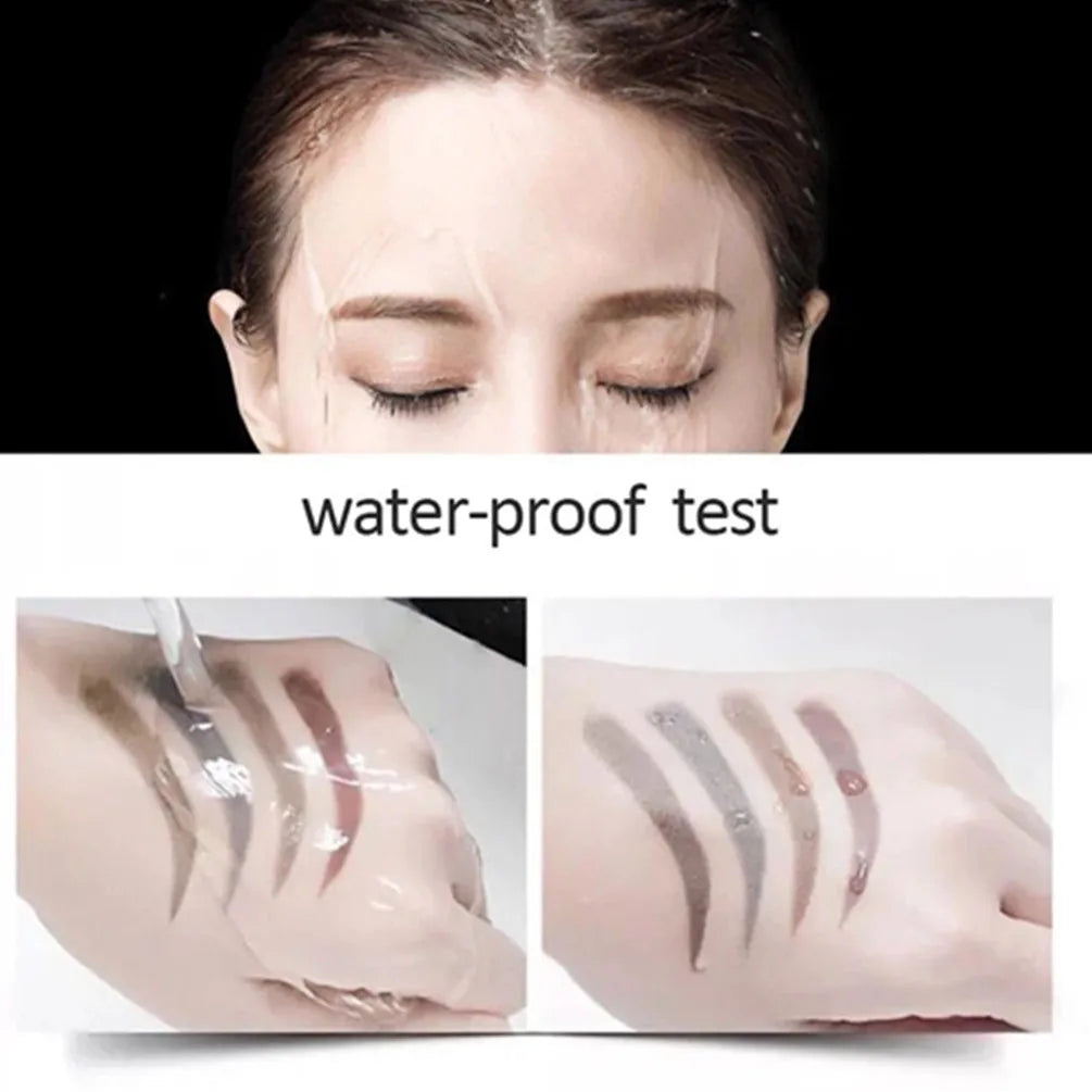 4 Fork Makeup Eyebrow Pen Waterproof 4D Brown Eyebrow Tint Tattoo Cosmetic Long Lasting Natural Make up Eye Brow Pencil